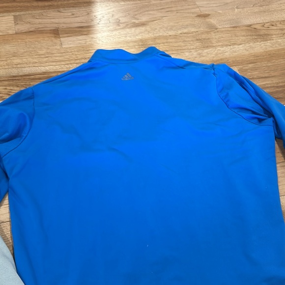 Bundle adidas 3xL blue quarter zip and gray polo - Picture 7 of 7